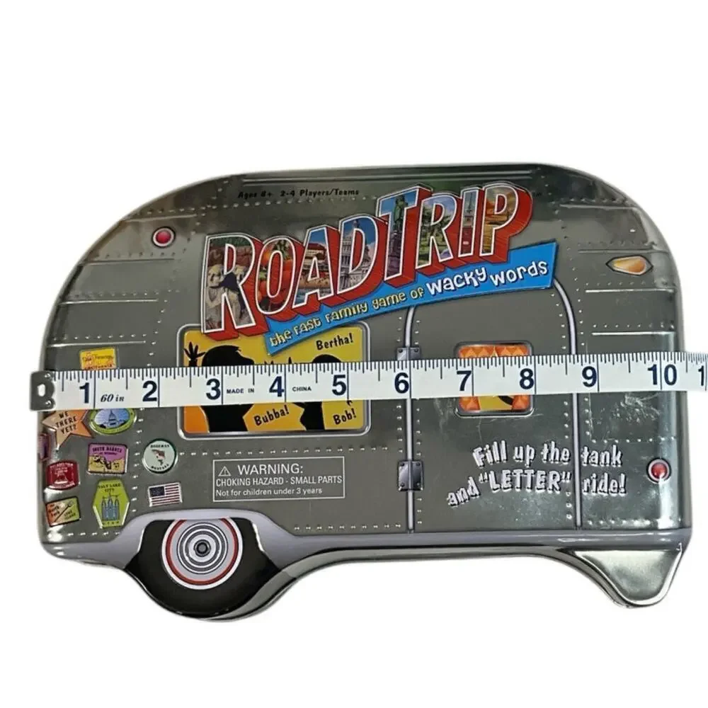 Daddy-O 2010 Road Trip Family Game Travel Themed Excellent Condition Fun Tin Van